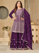 Beloved Salwar Suit in Wine Colour